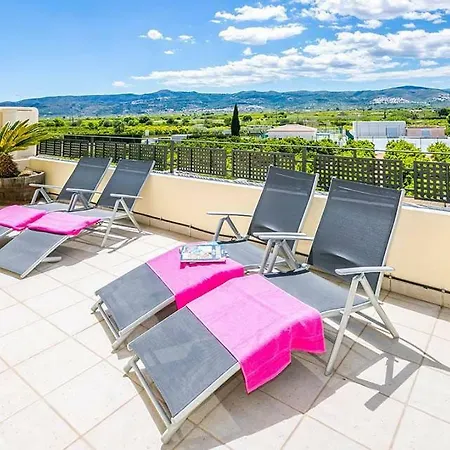 ヴィラ Fully Airconditioned Costa Blanca Pool House With Superb Views Over The Orba Valley, Sleeps 12 *